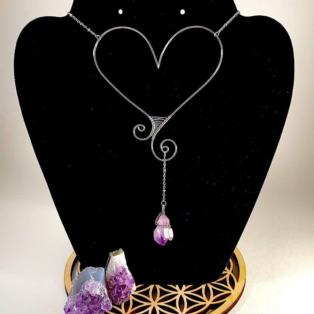 Amethyst Heart CUSTOM Template